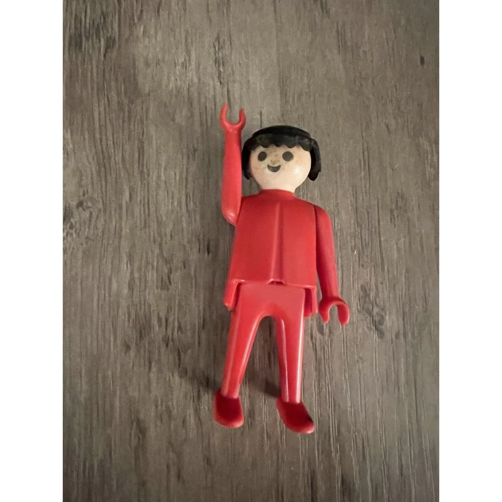 Vintage 1974 Playmobil Red Geobra Figure Very Good Condition‎